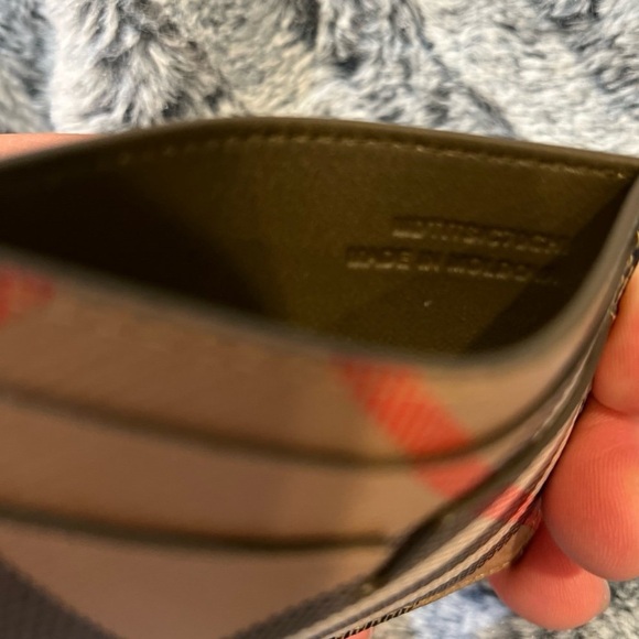 Burberry Check Card Case - Picture 5 of 6